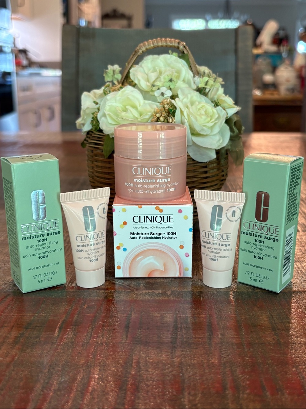 NEW Clinique MOISTURE SURGE 100H Auto-Replenishing HYDRATOR Minis + BONUS!